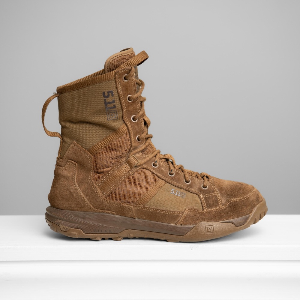 5.11 Tactical All-Terrain Tactical Boots Dark Coyote Mens Sz 9 Military Combat